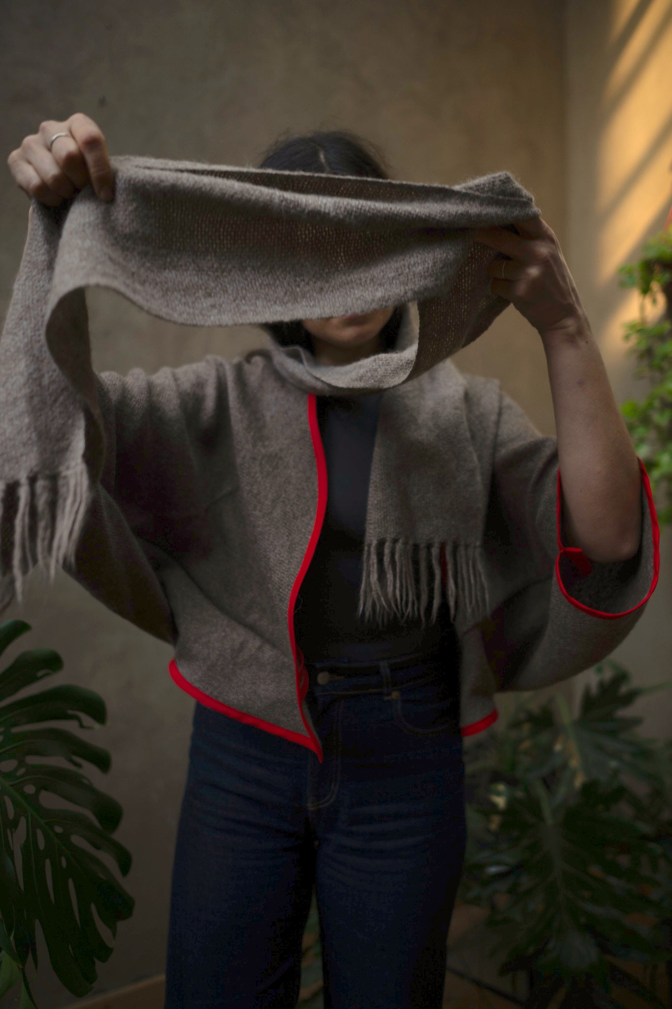 Sobretodo Alpaca taupé