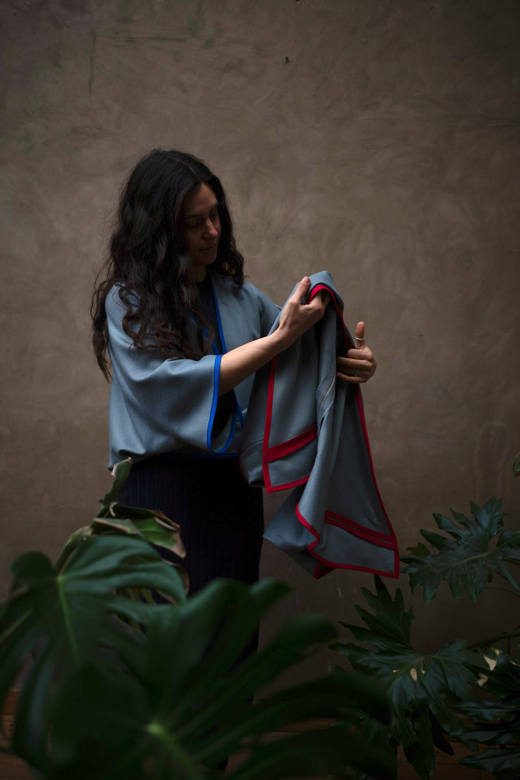 Sobretodo Lanilla Gris