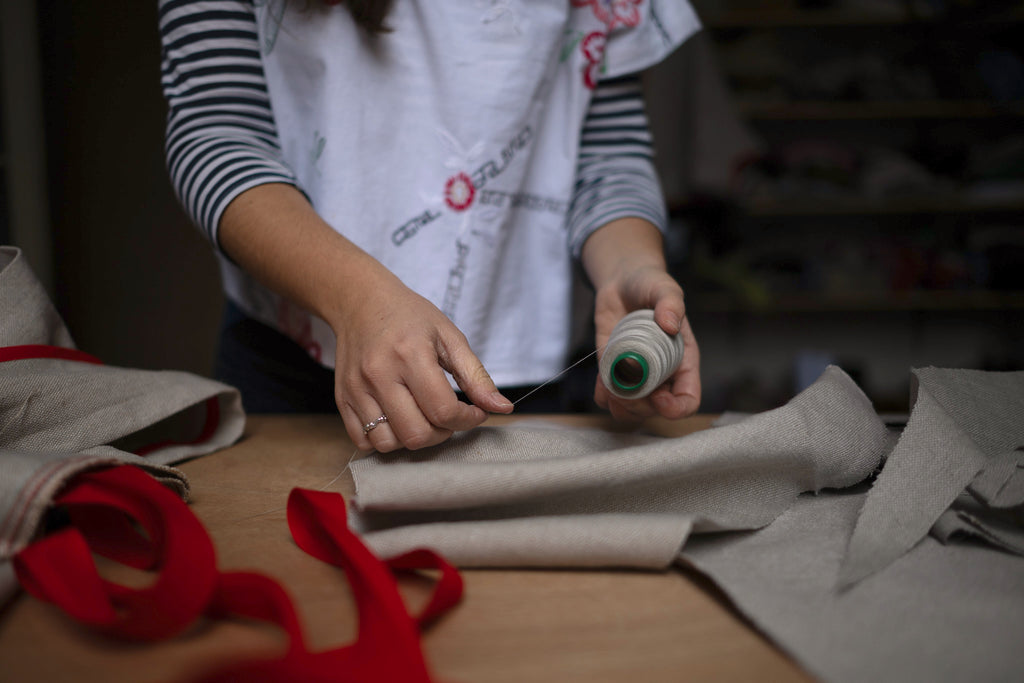 Sobretodo lino beige