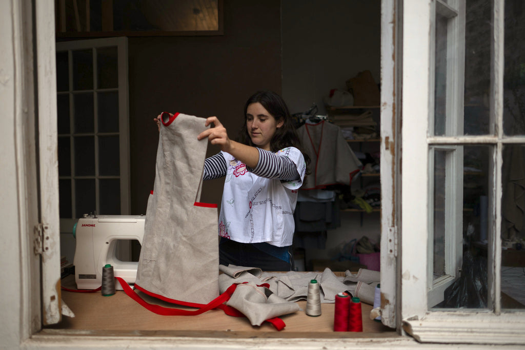 Sin mangas: recomposición de la tela