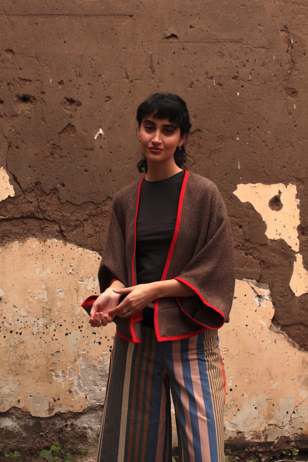 Sobretodo Alpaca taupé