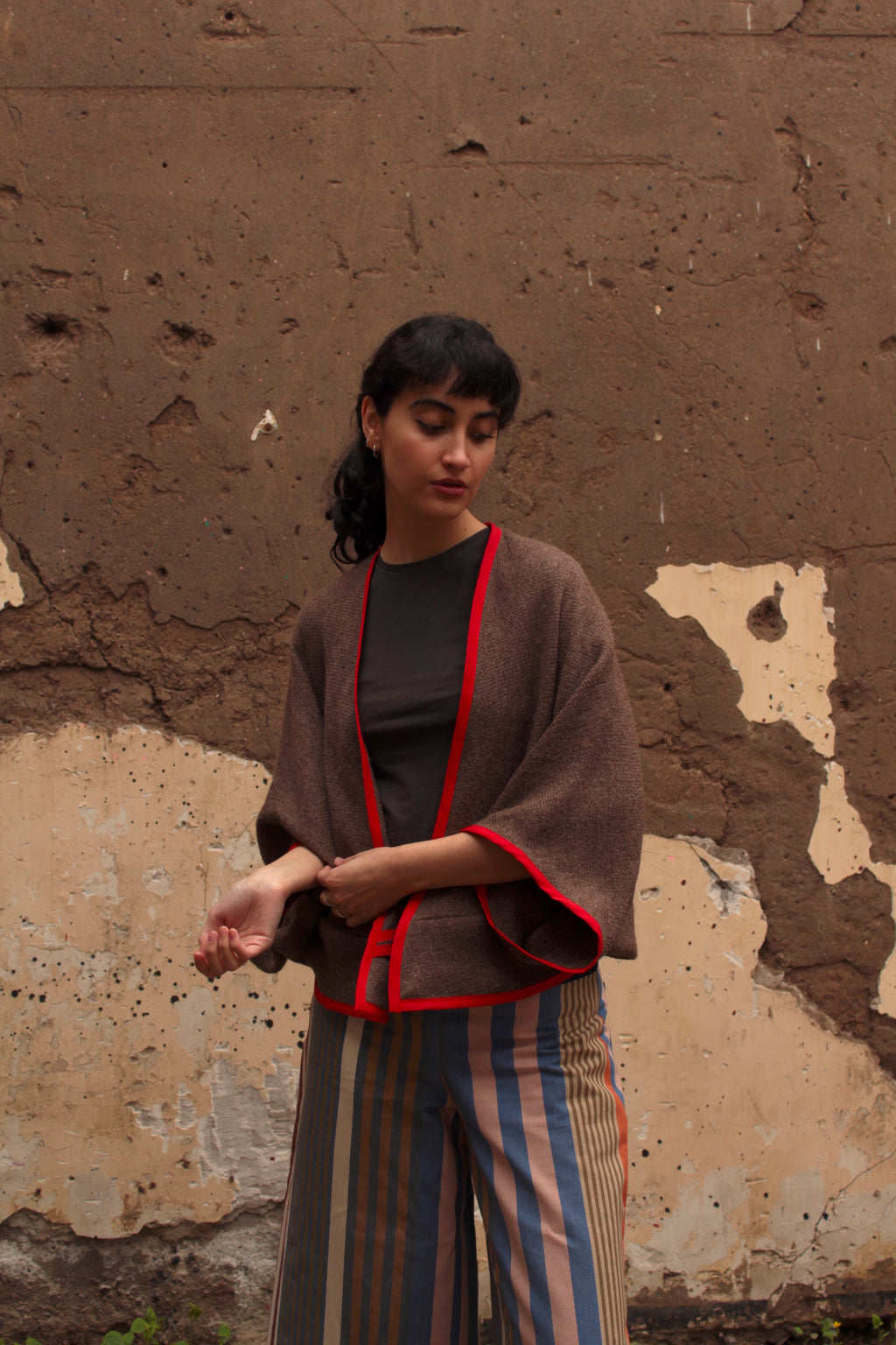 Sobretodo Alpaca taupé