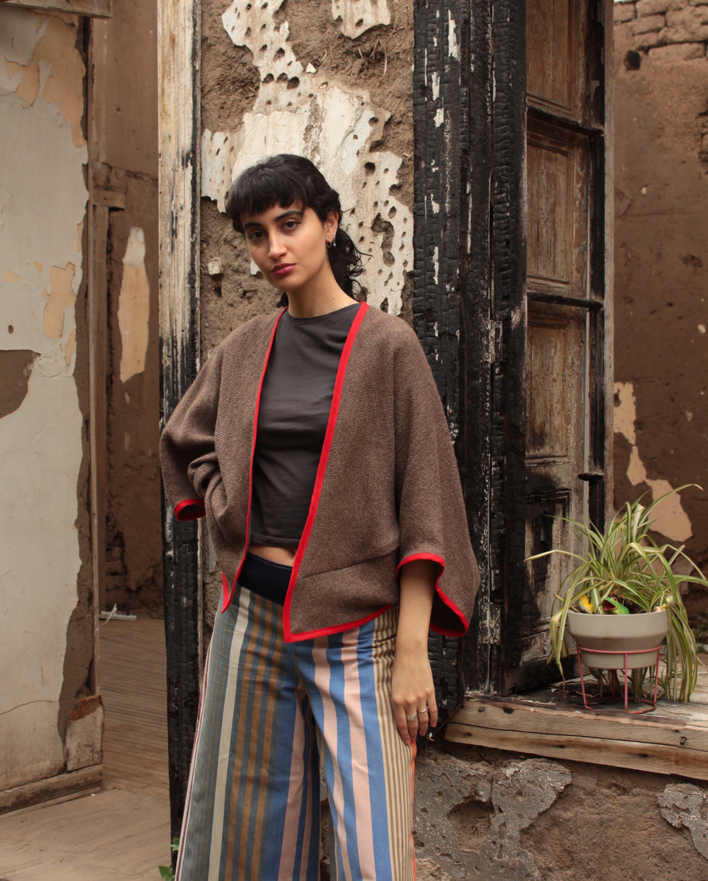 Sobretodo Alpaca taupé