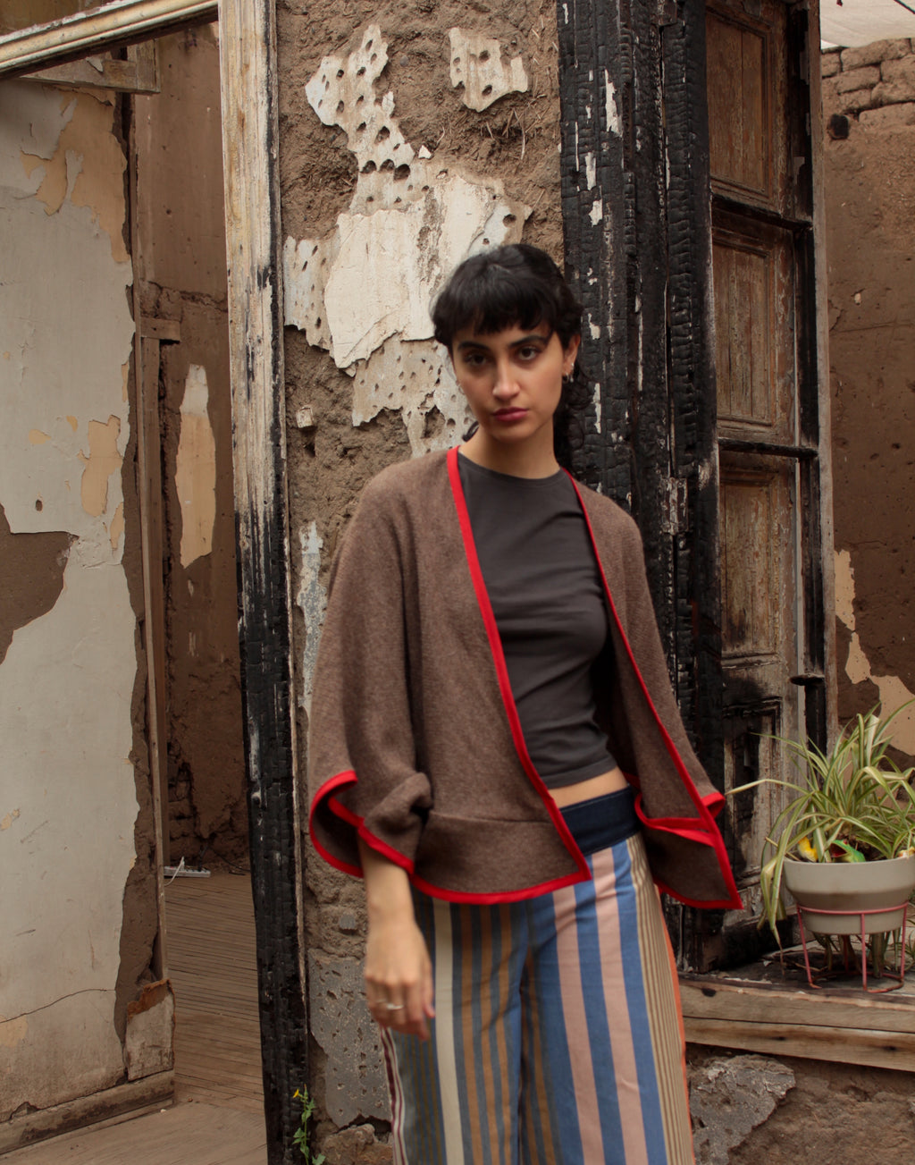 Sobretodo Alpaca taupé