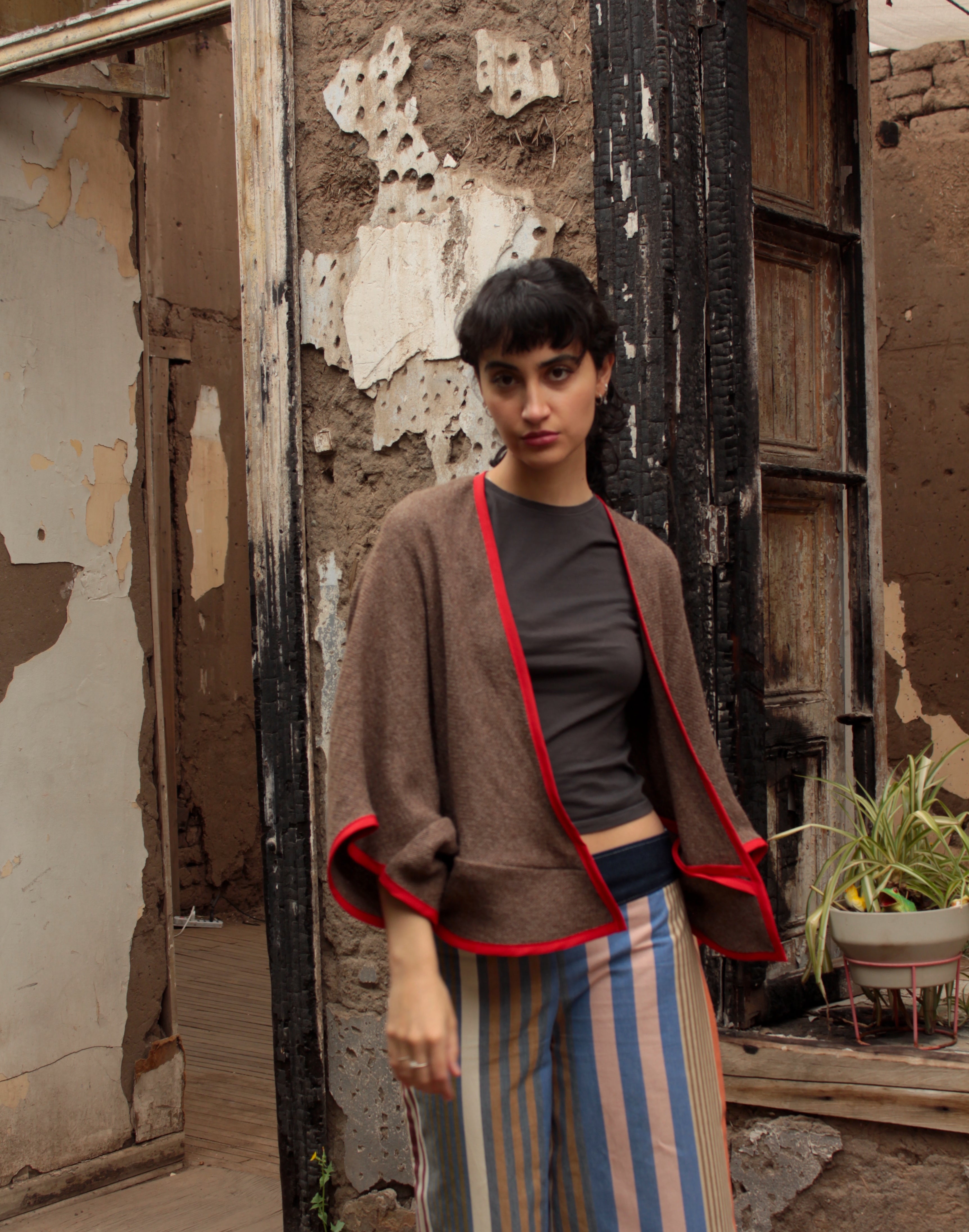 Sobretodo Alpaca taupé