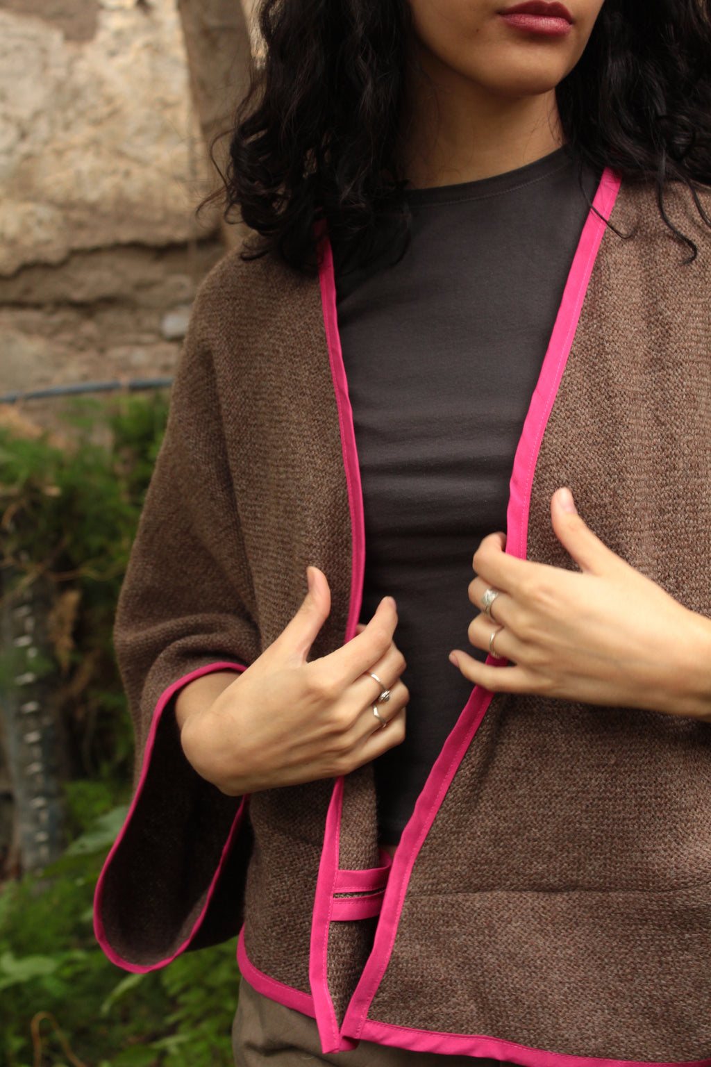 Sobretodo Alpaca taupé