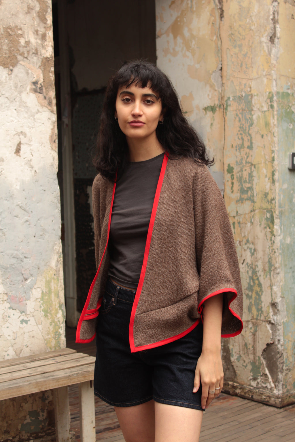 Sobretodo Alpaca taupé