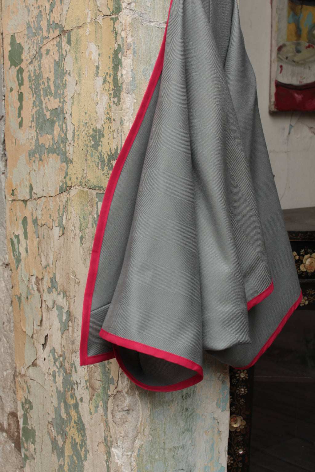 Sobretodo Lanilla Gris