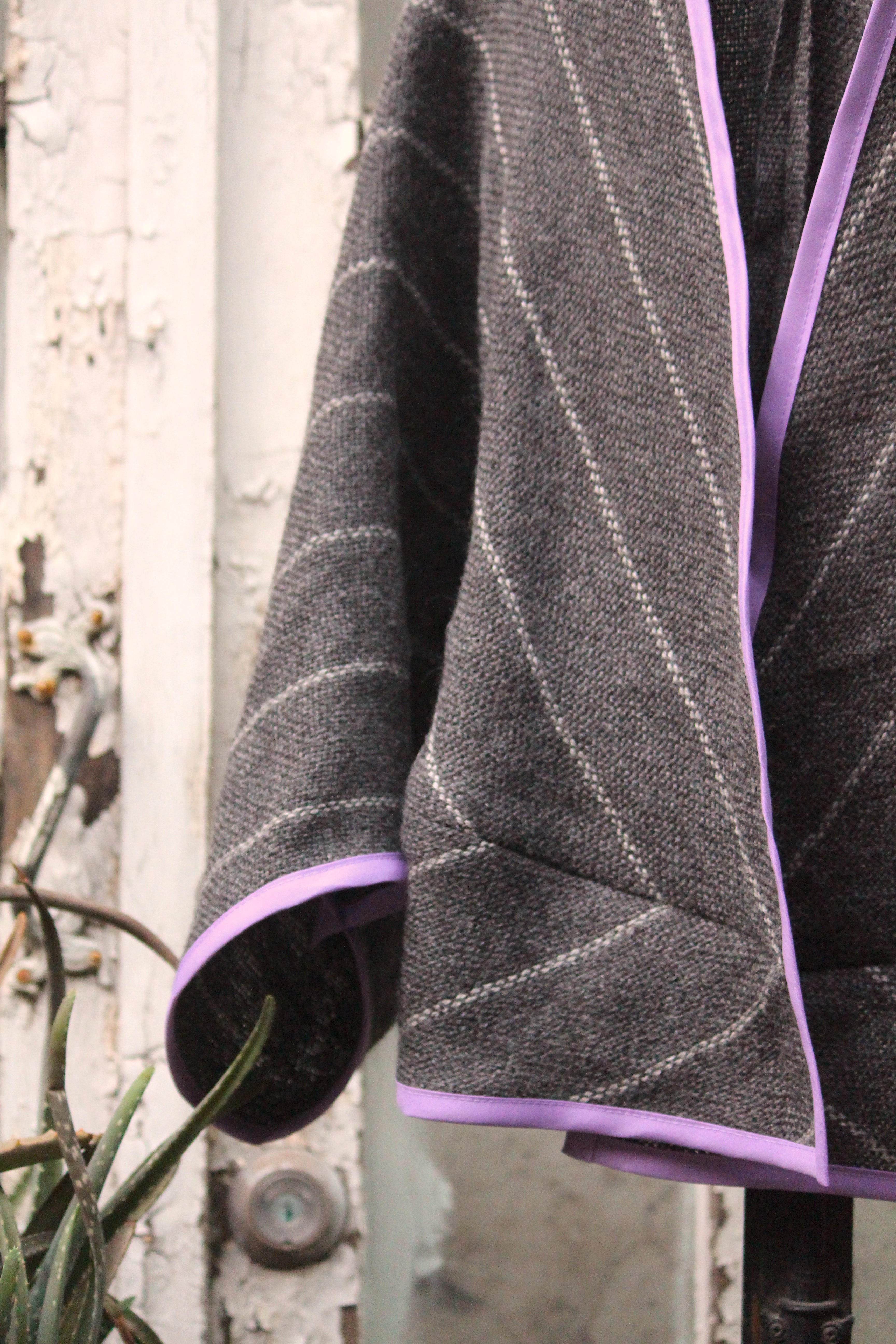 Sobretodo Alpaca gris