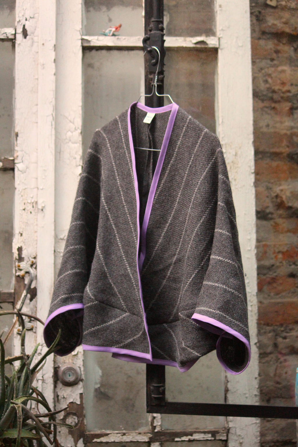 Sobretodo Alpaca gris